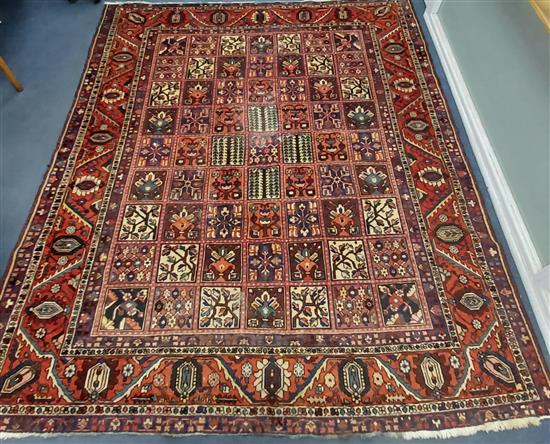 A Baktiari carpet 340 x 290cm